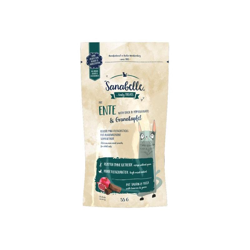 Sanabelle Snack Kaczka & Granat 55g - All4Animals
