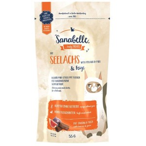 Sanabelle Snack Mintaj & Figi 55g - All4Animals