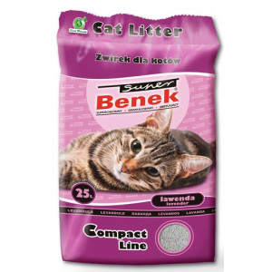 Super Benek Compact Zapachowy Lawenda (ciemny fiolet) 25L - All4Animals