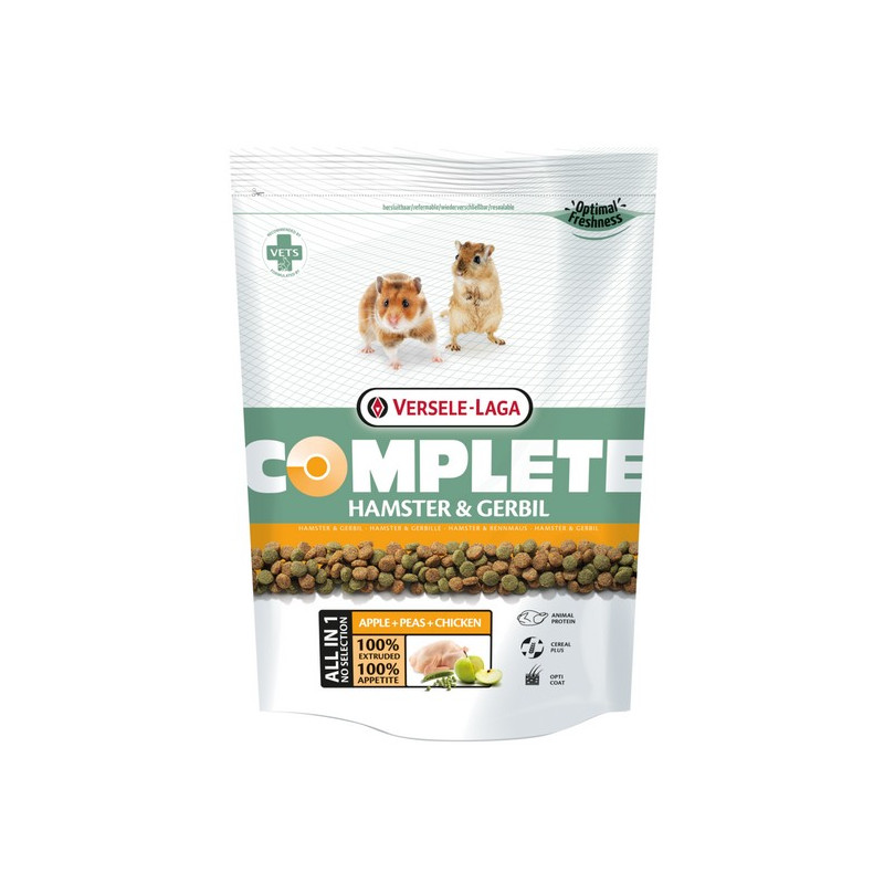 Versele-Laga Hamster & Gerbil Complete pokarm dla chomika i myszoskoczka 500g - All4Animals