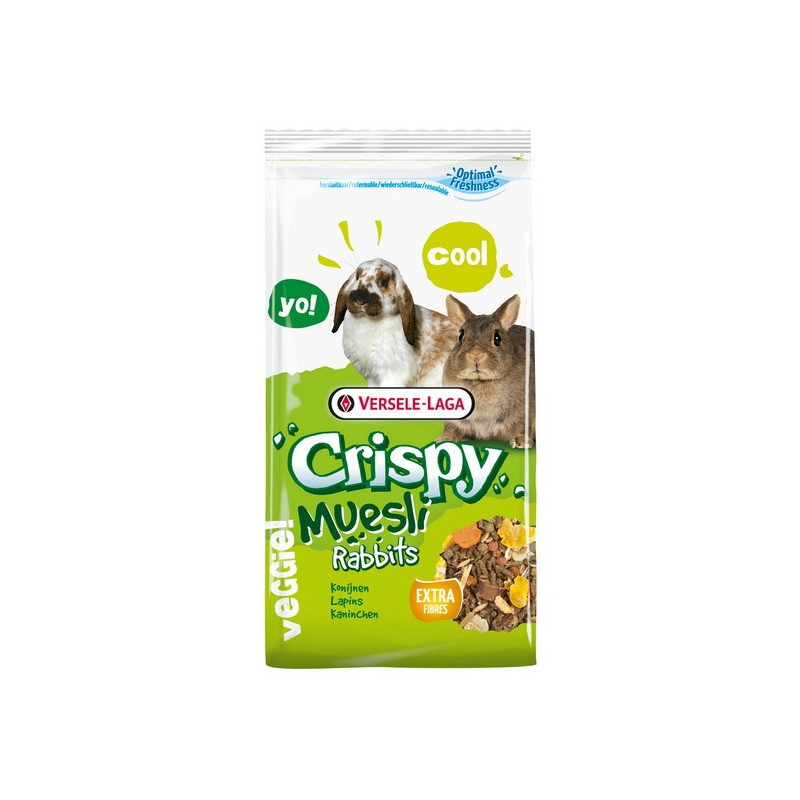 Versele-Laga Crispy Muesli Rabbit - pokarm dla królika 2,75kg - All4Animals