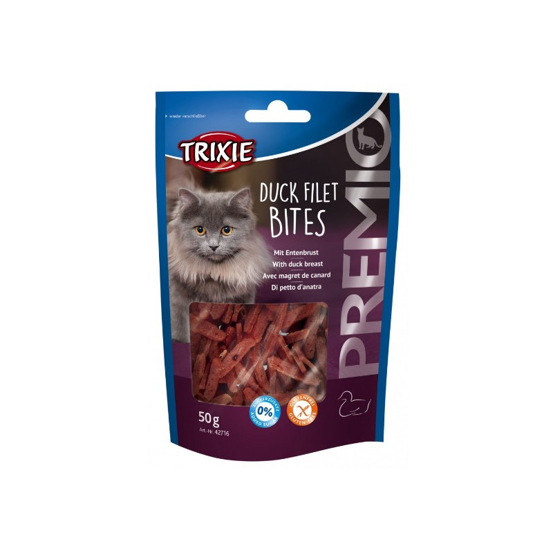Trixie Premio Duck Filets Bites - filety z kaczki 50g [42716] - All4Animals