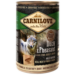 Carnilove Dog Wild Meat Duck & Pheasant Adult - kaczka i bażant puszka 400g - All4Animals