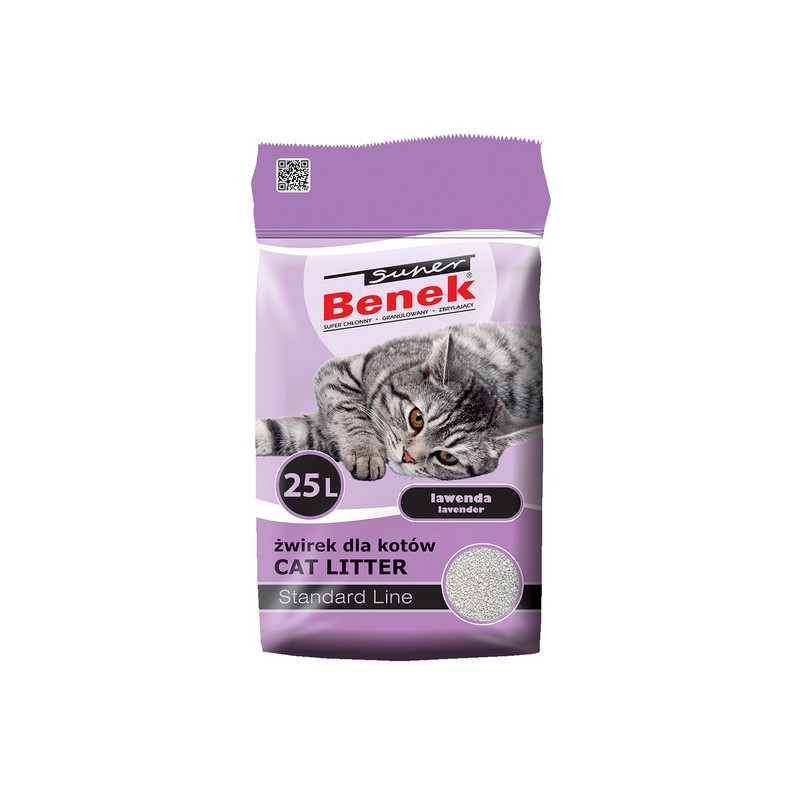 Super Benek Lawenda (jasny fiolet) 25L - All4Animals