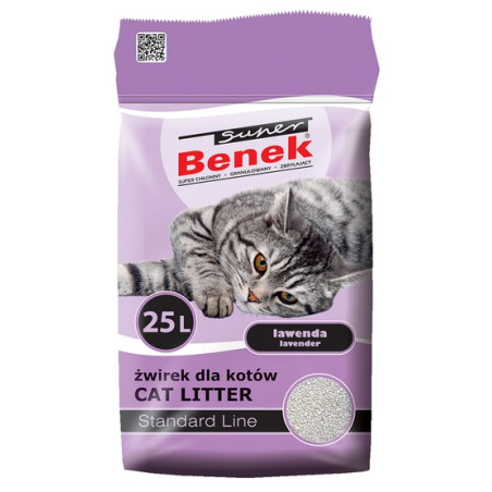 Super Benek Lawenda (jasny fiolet) 25L - All4Animals