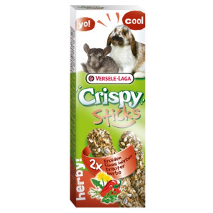 Versele-Laga Crispy Sticks Rabbit & Chinchilla Herbs - kolby dla królików i szynszyli z ziołami 110g - All4Animals