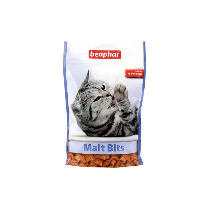 Beaphar Malt Bits - z pastą przeciw pilobezoarom 150g - All4Animals Beaphar Malt Bits - z pastą przeciw pilobezoarom 150g - All4Animals