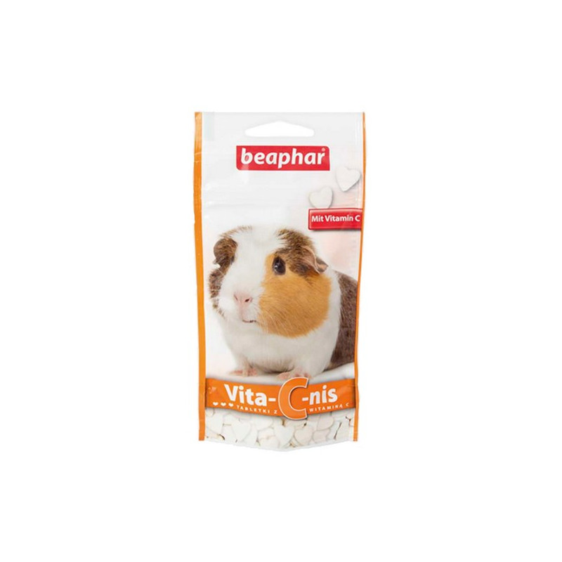Beaphar Vita-C-Nis - witamina C dla świnki morskiej tabletki 50g - All4Animals