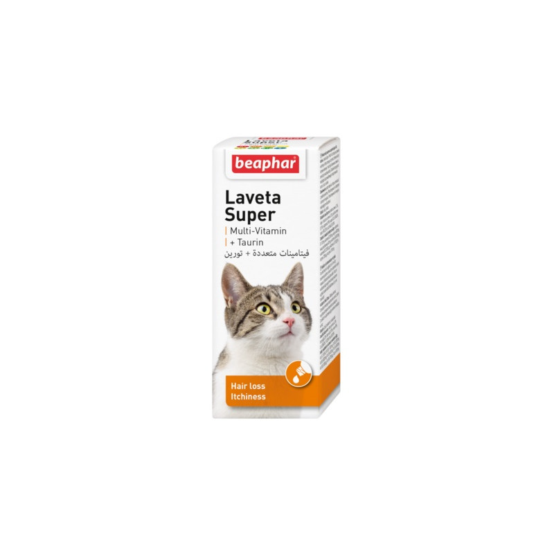 Beaphar Laveta Super Cat - preparat na sierść dla kota 50ml - All4Animals