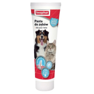 Beaphar Pasta do zębów o smaku mięsa dla psa i kota 100ml - All4Animals