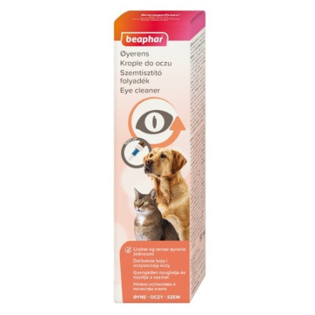 Beaphar Oftal Eyewater - krople do pielęgnacji oczu 50ml - All4Animals