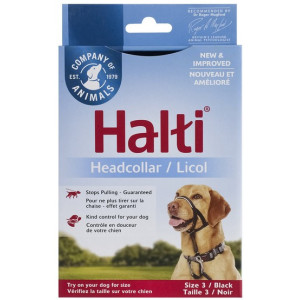 Halti Kantarek - obroża uzdowa rozmiar 3 czarna - All4Animals