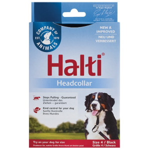 Halti Kantarek - obroża uzdowa rozmiar 4 czarna - All4Animals