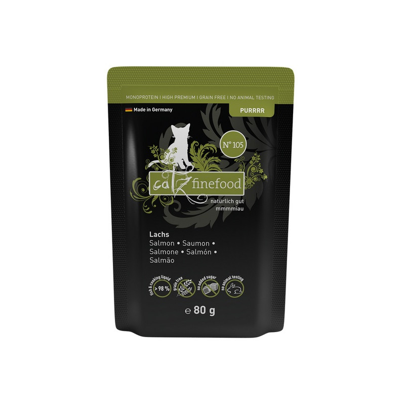Catz Finefood Purrrr N.105 Łosoś saszetka 80g - All4Animals