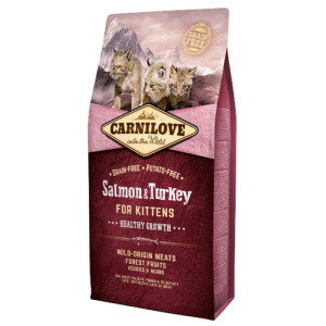 Carnilove Cat Salmon & Turkey for Kittens - łosoś i indyk 6kg - All4Animals