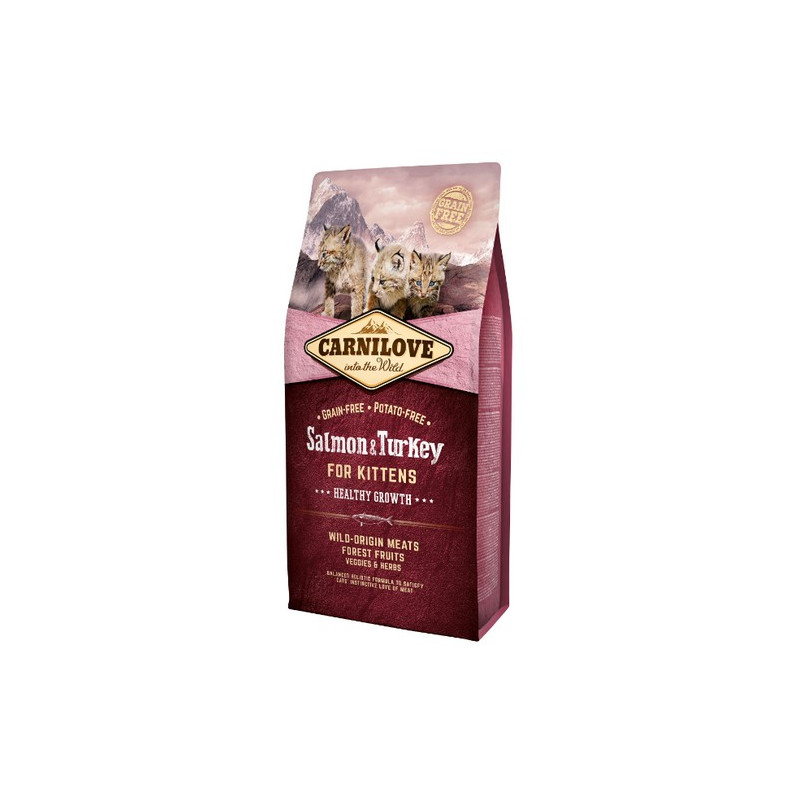 Carnilove Cat Salmon & Turkey for Kittens - łosoś i indyk 6kg - All4Animals