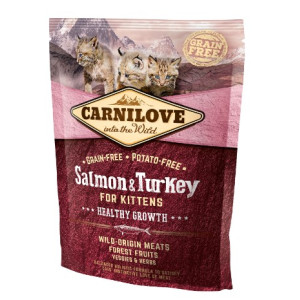 Carnilove Cat Salmon & Turkey for Kittens - łosoś i indyk 400g - All4Animals