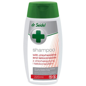 Dr Seidel Szampon z chlorheksydyną i ketokonazolem 220ml - All4Animals