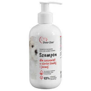 Over Zoo Szampon dla szczeniąt o jasnej/białej sierści 250ml - All4Animals