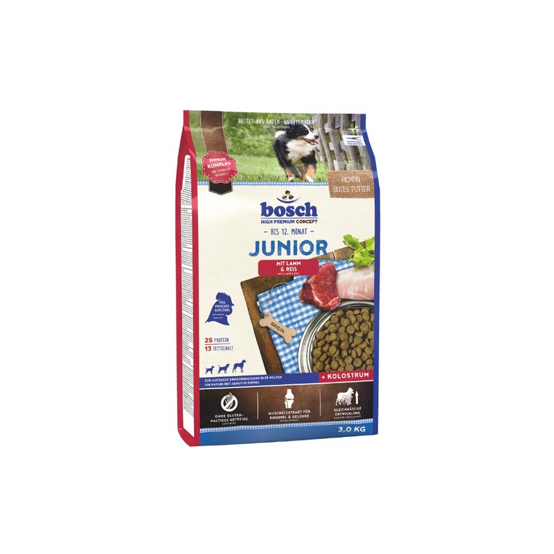 Bosch Junior Lamb & Rice 3kg - All4Animals