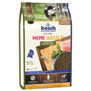 Bosch Mini Adult Geflugel & Hirse - Drób i proso 1kg - All4Animals