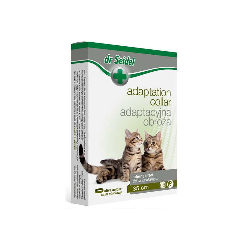 Dr Seidel Obroża adaptacyjna dla kotów 35cm - All4Animals