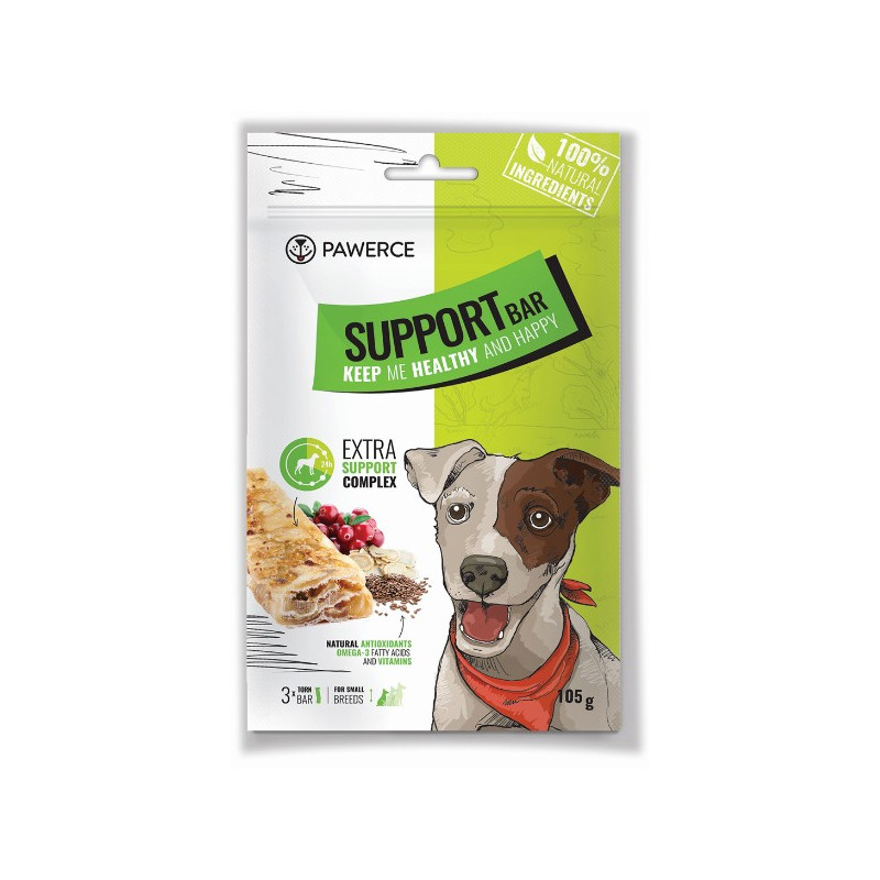 Pawerce Support Bar Small Breeds 3szt/op 105g/12cm - All4Animals