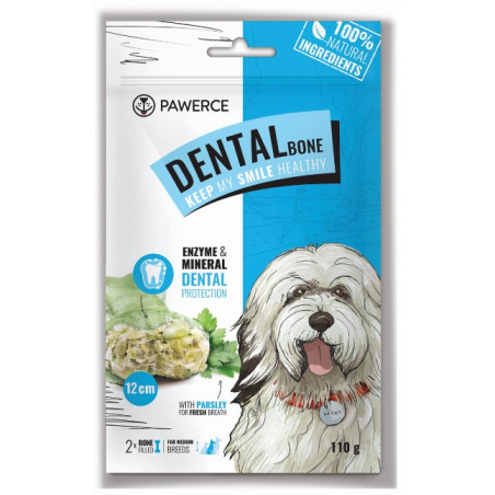Pawerce Dental Bone Medium Breeds 2szt/op 110g/12cm - All4Animals