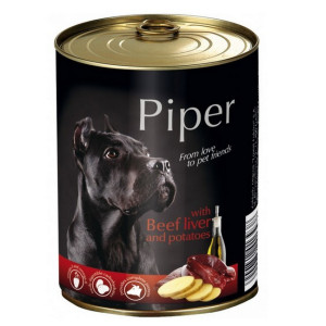 Piper Pies Wątroba wołowa i ziemniaki puszka 800g - All4Animals