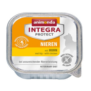 Animonda Integra Protect Nieren dla kota - z kurczakiem tacka 100g - All4Animals