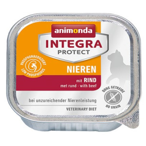 Animonda Integra Protect Nieren dla kota - z wołowiną tacka 100g - All4Animals