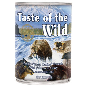 Taste of the Wild Pacific Stream Canine z mięsem z łososia puszka 390g - All4Animals