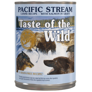 Taste of the Wild Pacific Stream Canine z mięsem z łososia puszka 390g - All4Animals
