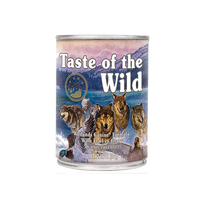 Taste of the Wild Wetlands Canine z mięsem z dzikiego ptactwa puszka 390g - All4Animals