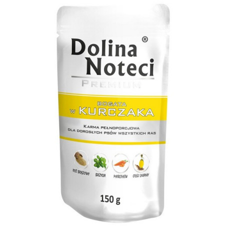 Dolina Noteci Premium Pies Kurczak saszetka 150g - All4Animals