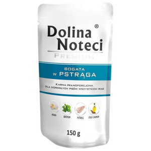 Dolina Noteci Premium Pies Pstrąg saszetka 150g - All4Animals
