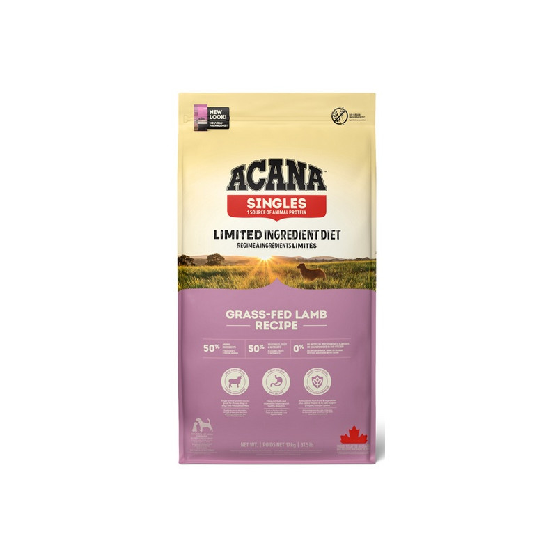 Acana Singles Grass-Fed Lamb 17kg - All4Animals