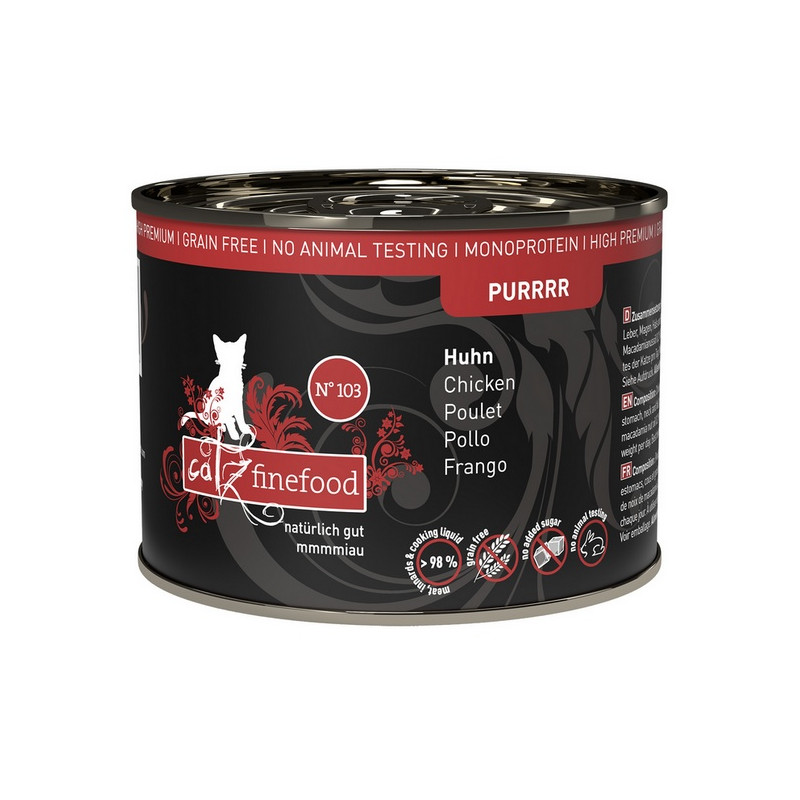 Catz Finefood Purrrr N.103 Drób puszka 200g - All4Animals