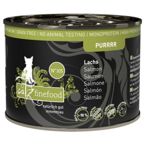 Catz Finefood Purrrr N.105 Łosoś puszka 190g - All4Animals