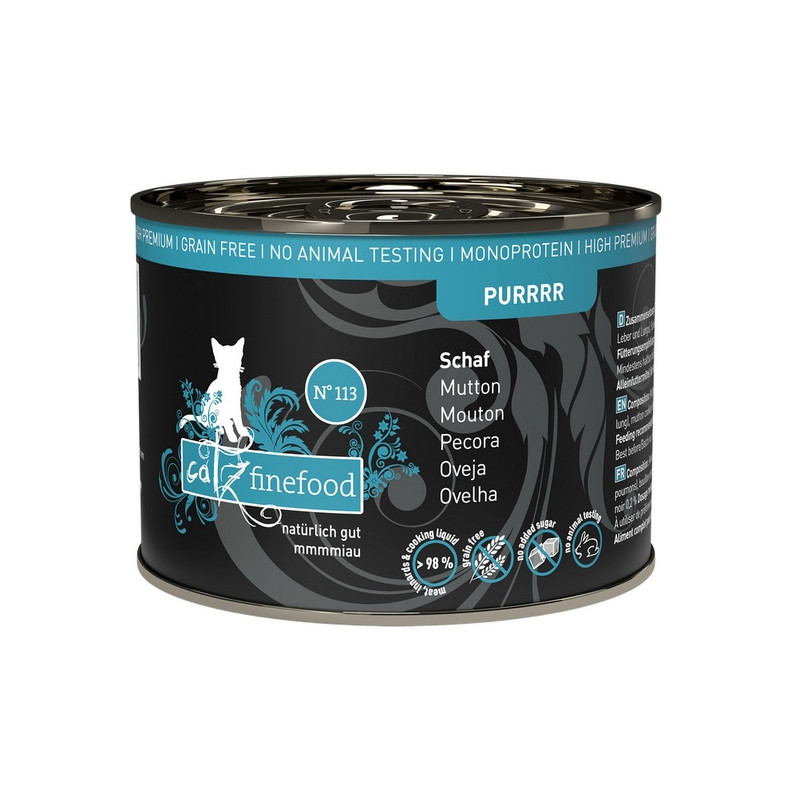 Catz Finefood Purrrr N.113 Owca puszka 200g - All4Animals