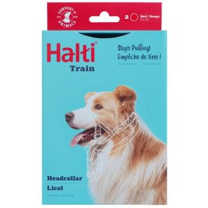 Halti Kantarek - obroża uzdowa rozmiar 2 czerwona - All4Animals