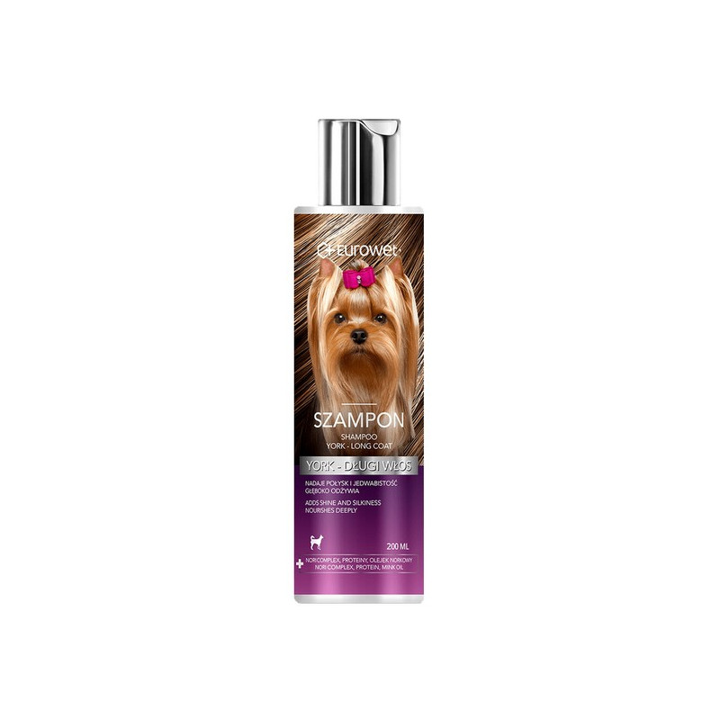 Eurowet Szampon dla yorków - długi włos 200ml - All4Animals
