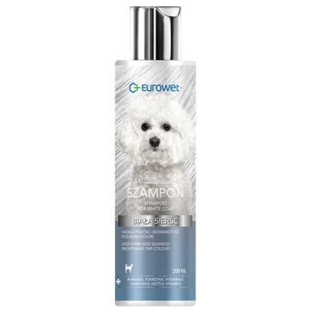 Eurowet Szampon do białej sierści 200ml - All4Animals