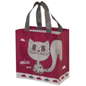 Torba Mini Kitikat 10L fioletowa - All4Animals