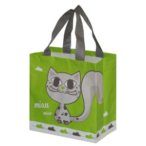 Torba Mini Kitikat 10L zielona - All4Animals