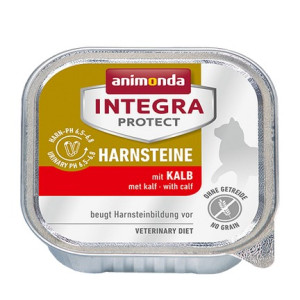 Animonda Integra Protect Harnsteine dla kota - z cielęciną tacka 100g - All4Animals