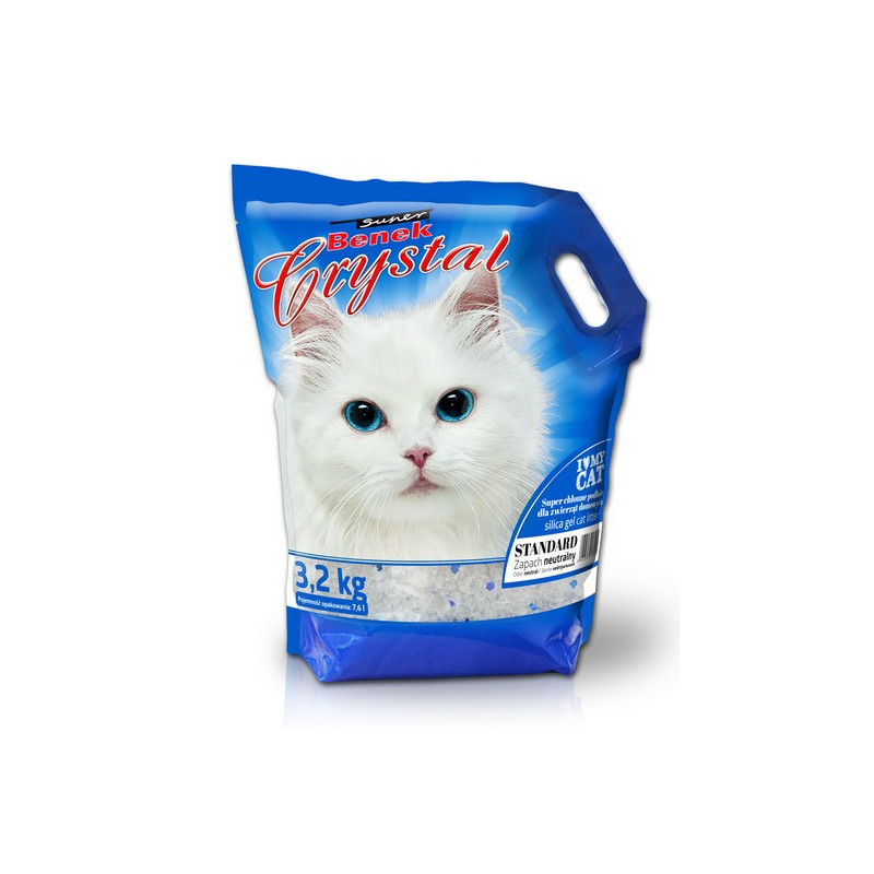 Super Benek Crystal Silikonowy 7,6 L / 3,2 kg - All4Animals