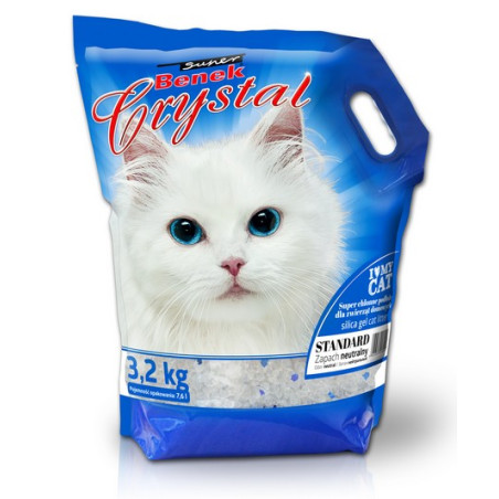 Super Benek Crystal Silikonowy 7,6 L / 3,2 kg - All4Animals