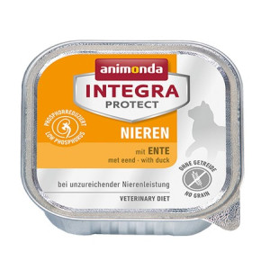 Animonda Integra Protect Nieren dla kota - z kaczką tacka 100g - All4Animals