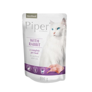 Piper Kot Sterilised Królik saszetka 100g - All4Animals
